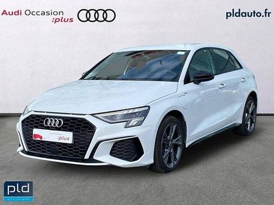 Occasion Audi A3 Sportback e-tron S-Line 150 ch (110 kW) 2022 Blanc glacier métallisé Citadine