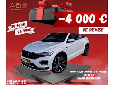Blanc Occasion 2021 VW T-Roc Cabriolet R-line Cabriolet | 26 990 € (Bon prix)