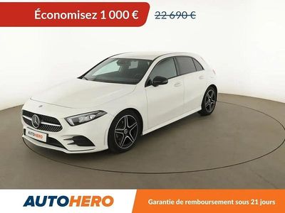 Blanc Occasion 2018 Mercedes A180 AMG line Berline | 21 690 € (Prix cher)