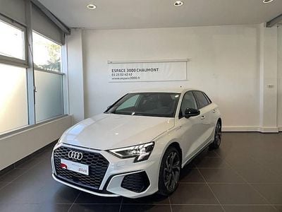 Blanc glacier métallisé Occasion 2024 Audi A3 Sportback e-tron S-Line Citadine | 38 900 € (Prix assez cher)