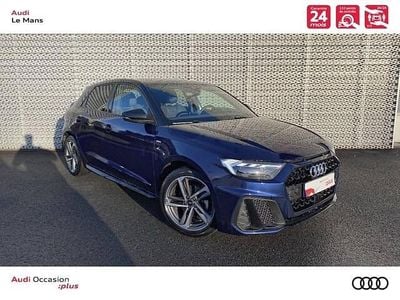Occasion Audi A1 Sportback S-line plus 116 ch (85 kW) 2025 Bleu navarre métallisé noir mythe métallisé Citadine