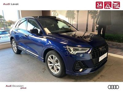 Bleu navarre métallisé Occasion 2025 Audi Q3 S-line plus SUV | 43 890 € (Prix juste)