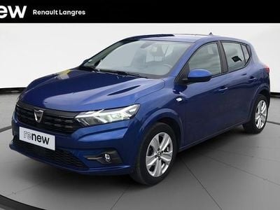 Bleu Occasion 2021 Dacia Sandero Comfort Citadine | 12 500 €