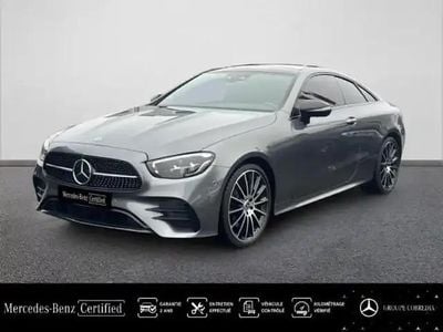Occasion Mercedes E220 AMG line 2023 Gris sélénite métallisé Coupé