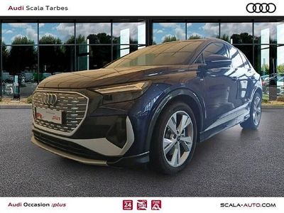 Bleu navarre métallisé Occasion 2025 Audi Q4 e-tron S-Line SUV | 56 990 €