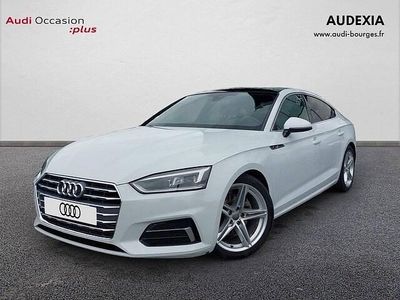 Blanc glacier métallisé Occasion 2019 Audi A5 Sportback S-Line Citadine | 27 890 € (Prix juste)
