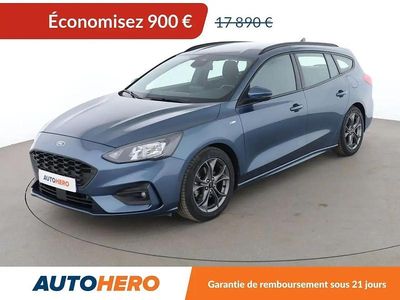 Bleu Occasion 2021 Ford Focus ST-Line Break | 16 990 € (Prix juste)