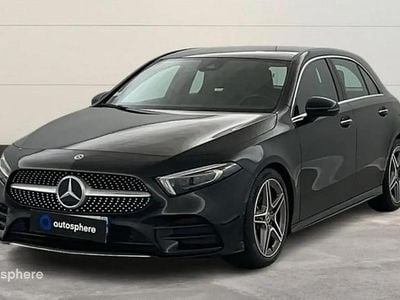 Noir Occasion 2021 Mercedes A180 AMG line Berline | 26 999 € (Prix assez cher)