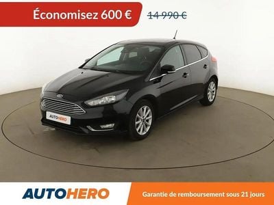 Noir Occasion 2017 Ford Focus Titanium Berline | 14 390 € (Super prix)