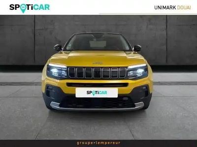 Sun métallisé + toit volcano Occasion 2023 Jeep Avenger EV SUV | 24 991 € (Prix assez cher)