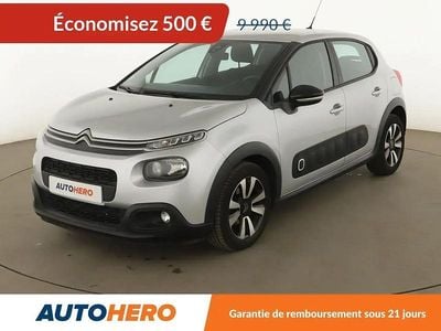 Gris Occasion 2017 Citroën C3 Feel Citadine | 9 490 € (Prix juste)