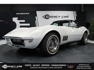 Occasion Chevrolet Corvette 299 ch (219 kW) 1968 Blanc Cabriolet