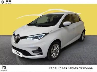 Blanc Occasion 2021 Renault Zoe Zen Citadine | 12 660 € (Prix juste)
