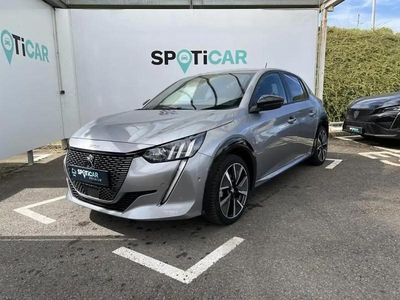 Gris Occasion 2020 Peugeot e-208 GT-line Citadine | 16 990 €