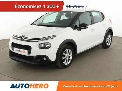 Blanc Occasion 2019 Citroën C3 Feel Citadine | 9 490 € (Prix juste)