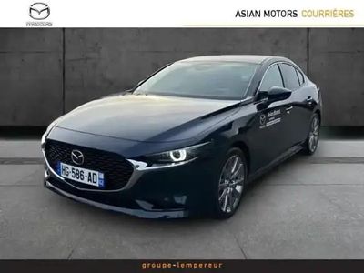 Deep crystal blue mica Occasion 2025 Mazda 3 Takumi-Line Berline | 34 790 €