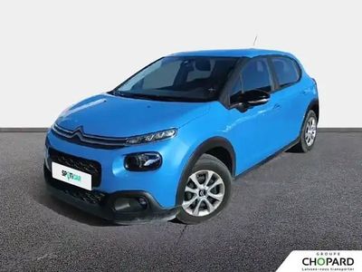 Bleu clair Occasion 2019 Citroën C3 PureTech Berline | 10 490 € (Bon prix)