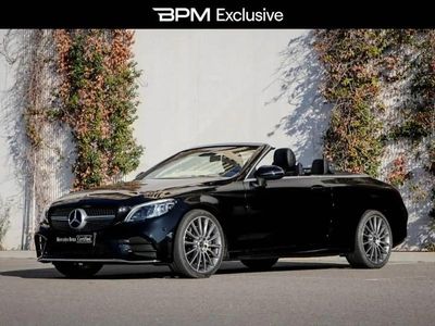 Noir Occasion 2020 Mercedes C200 AMG line Cabriolet | 35 900 € (Prix assez cher)