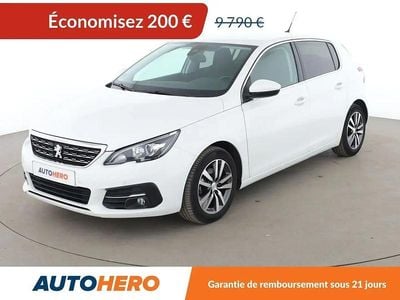 Blanc Occasion 2018 Peugeot 308 Allure Berline | 9 590 € (Bon prix)