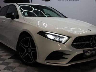 Blanc Occasion 2019 Mercedes A180 AMG line Berline | 21 490 € (Prix assez cher)
