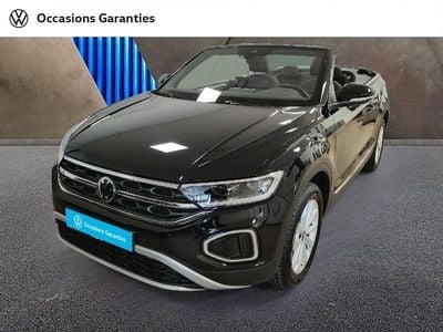 Nouvelle VW T-Roc Cabriolet Style 150 ch (110 kW) 2025 Bleu adriatique, capote noire Cabriolet