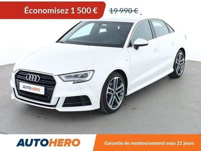 Blanc Occasion 2019 Audi A3 Sport Berline | 18 490 € (Bon prix)