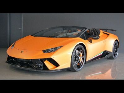 Occasion Lamborghini Huracán 640 ch (470 kW) 2018 Orange Cabriolet