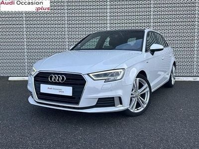 Blanc glacier métallisé Occasion 2018 Audi A3 S-Line | 21 990 € (Bon prix)