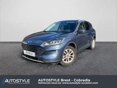 Bleu azur métallisée Occasion 2020 Ford Kuga Titanium SUV | 18 490 € (Prix juste)