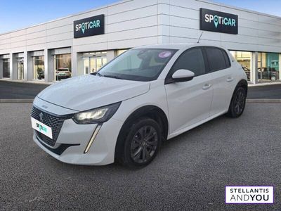 Occasion Peugeot e-208 Allure 100 kW (136 ch) 2021 Blanc Citadine