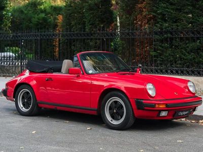 Rouge Occasion 1986 Porsche 911 Carrera Cabriolet Cabriolet | 59 990 €