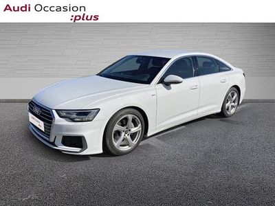 Occasion Audi A6 S-Line 204 ch (150 kW) 2023 Blanc glacier métallisé Berline