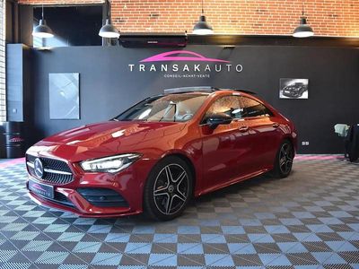 Rouge Occasion 2021 Mercedes CLA200 AMG line Coupé | 28 990 € (Bon prix)