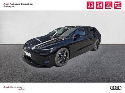 Noir mythic métallisé Occasion 2025 Audi A6 e-tron S-Line Break | 84 790 € (Prix assez cher)