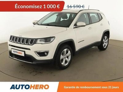 Blanc Occasion 2017 Jeep Compass Limited SUV | 15 590 € (Prix juste)