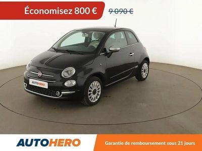 Noir Occasion 2017 Fiat 500 Lounge Citadine | 8 290 € (Bon prix)