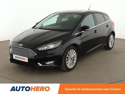 Noir Occasion 2018 Ford Focus Titanium Berline | 11 790 € (Prix juste)