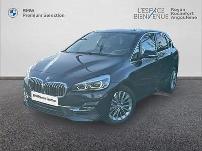 Bleu Occasion 2020 BMW 218 Luxury Line Monospace | 23 420 € (Bon prix)