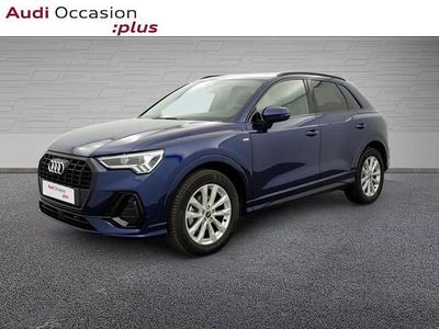 Bleu navarre métallisé Occasion 2024 Audi Q3 S-Line SUV | 41 490 € (Prix juste)