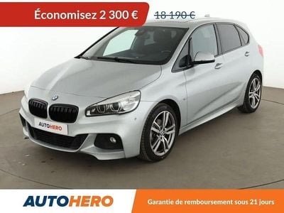 Gris Occasion 2017 BMW 218 Active Tourer M Sport Monospace | 15 890 € (Prix juste)