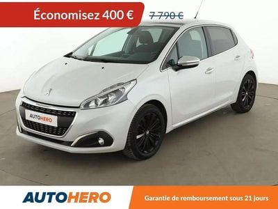 Blanc Occasion 2016 Peugeot 208 Allure Citadine | 7 390 € (Prix juste)