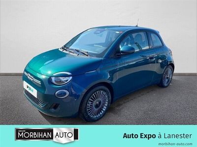 Bleue Occasion 2021 Fiat 500e Berline | 18 990 € (Prix assez cher)