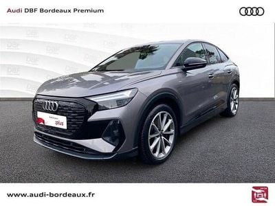 Gris typhon métallisé Occasion 2022 Audi Q4 Sportback e-tron S-Line SUV | 38 590 € (Prix juste)