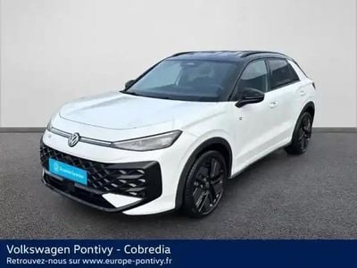 Blanc pur/toit noir Occasion 2025 VW T-Roc R-line SUV | 41 990 €