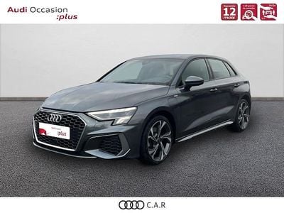 Occasion Audi A3 Sportback e-tron S-Line 204 ch (150 kW) 2023 Gris daytona nacré Citadine