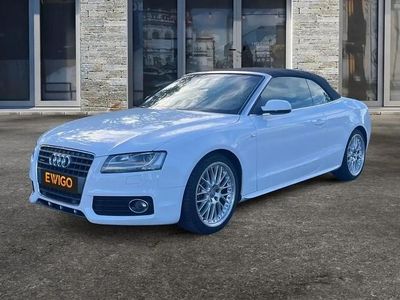Occasion Audi A5 Cabriolet S-Line 212 ch (155 kW) 2010 Blanc Cabriolet