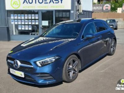 Occasion Mercedes A180 AMG line 116 ch (85 kW) 2022 Bleu Berline