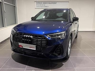 Bleu navarre métallisé Occasion 2025 Audi Q3 S-line plus SUV | 43 980 € (Prix juste)