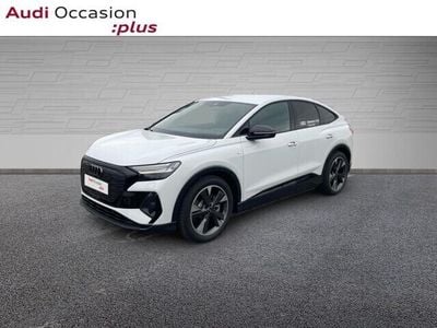 Blanc glacier métallisé Occasion 2025 Audi Q4 Sportback e-tron S-Line SUV | 52 990 € (Bon prix)