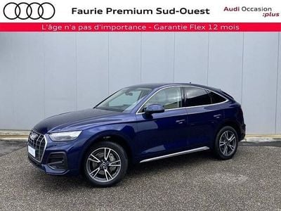 Occasion Audi Q5 Sportback Advanced 204 ch (150 kW) 2022 Bleu navarre métallisé SUV
